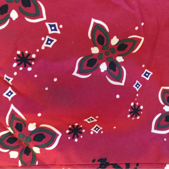 L.L. Bean Kids Vintage Hooded Ski Jacket Red Bandana Pocket Size 10-12 - Picture 12 of 13